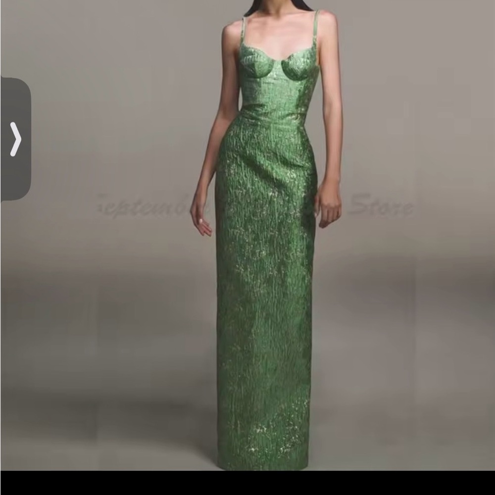 Amazon Green Maxi Dress